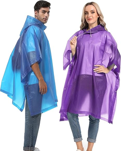 بيع بالجملة قابلة لإعادة الاستخدام الكبار إيفا/بيفا ماء المطر العباءات المطر الدعاوى مخصصة معطف واق من المطر - Product Image 2