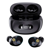 Fabrika Toptan Satış Kablosuz BT 5.3 Uyumlu Kulak İçi Stereo Spor Kulaklık AAC Kalitesi LED Akıllı Ses Kontrolü IPX-5 20