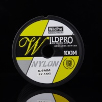 Vente en gros de ligne de pêche en nylon monofilament WILDPRO 100M*6 bobines, haute résistance, résistante à l'usure, coulante, pour rivière, lac/mer