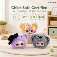 Peluche interactive parlante intelligente AI, jouet interactif vocal, 60 langues, charge rapide Type-C, animal en peluche éducatif Montessori pour enfants