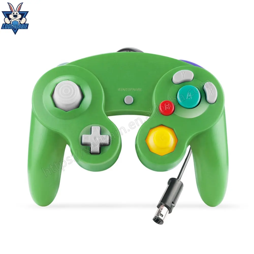 CoolRabbie 2023 Factory Wholesale Classic GC Port PC USB Wired NGC Controller Gamepad Joypad For Nintendo GameCube Controller