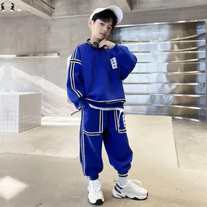 어린이 소년 의류 세트 패션 아기 소년 Tracksuits 거리 옷 십대 5 6 8 11 12 년 가을 어린이 스포츠 정장 2Pcs