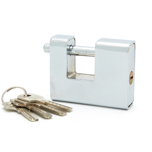 Couvercle en fer pour serrure de conteneur multi-spécifications à clé robuste de 80mm avec cylindre en laiton antirouille et <span class=keywords><strong>cadenas</strong></span> rectangulaire - Product Image 5