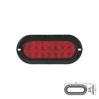 La couleur rouge menée ovale superbe de lumière arrière de remorque a mené des lumières de camion a mené le feu de position latéral pour la remorque de camion