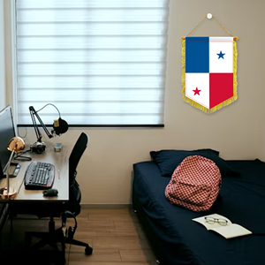 Mini 20x30cm Pennant Car Flags Panama Wall Decor Display Accessories <b>Small</b> Ornaments for Hanging - Product Image 2