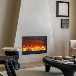 <span class=keywords><strong>Chimenea</strong></span> Eléctrica <span class=keywords><strong>Empotrada</strong></span> en la Pared con Llama Realista, Ahorro <span class=keywords><strong>de</strong></span> Energía, para Hogar, Villa, Dormitorio, Uso Interior - Product Image 4