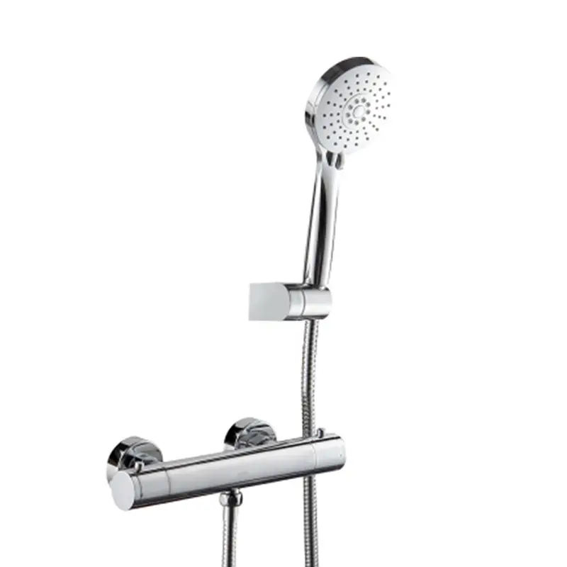 Brass faucet thermostatic booster shower