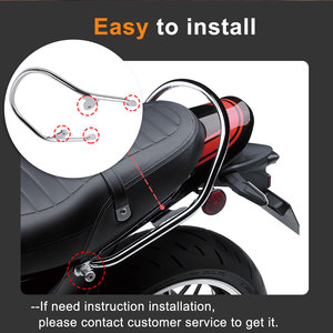 Piezas de accesorios de motocicleta XXUN para <span class=keywords><strong>Kawasaki</strong></span> <span class=keywords><strong>Z900RS</strong></span> Z 900 RS 2018-2025, asiento trasero de pasajero, barra de agarre de mano, cola de riel - Product Image 5