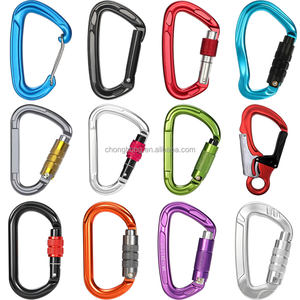 Mousquetons porte-clés en aluminium robustes 30KN, mousquetons à verrouillage automatique, mousquetons à verrouillage par torsion, non destinés à l'escalade - Product Image 3