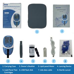 Analisador de Lipídios Sanguíneos Médico Doméstico 5 em 1 TC/HDL/TG/LDL-C Teste Analisador de Lipídios Sanguíneos Máquina de Teste de Função Hepática - Product Image 6