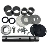 Kit de réparation de rotule de direction de chariot élévateur, acier grade 45, longueur 188 mm, pièces de bielle de vérin de pivot d'essieu arrière pour 30A