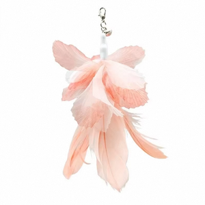 Juguetes Interactivos para Mascotas, Varita de Plumas Divertida para Gatos, Mango Telescópico de Madera, Campana Sonora, Juguetes para Gatos - Product Image 1