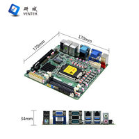 Placa Base Industrial Mini Itx OEM ODM Intel LGA1200 10.ª 11.ª Generación I3 I5 I7 I9 2 DDR4 SODIMM 2 LAN 6 RS232 485 COM