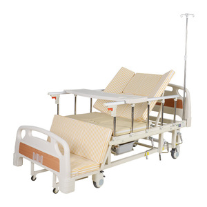 Cama de Hospital Manual Yonghui de Acero Inoxidable Multifuncional para Cuidado de Ancianos en el Hogar - Product Image 1