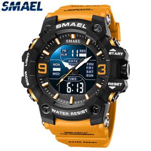 Relojes de Pulsera SMAEL 8049 con Doble Hora, Relojes para Hombre, Reloj Analógico Digital, Reloj Deportivo de Pulsera para Hombre, Montre Homme - Product Image 3