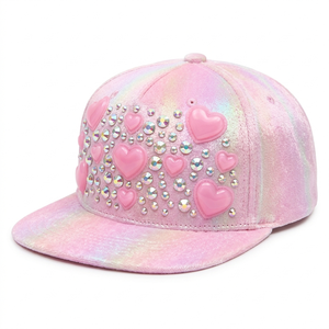 Patch in PVC con Dettagli Cuore in Strass AB Olografici in Camoscio Stile Y2K Streetwear Bling Era - Product Image 6