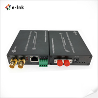 Convertisseur 12G SDI vers Fibre avec Gigabit Ethernet et récepteur émetteur RS485 arrière 2Ch