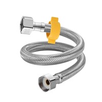 Robinet en acier inoxydable 304 moderne pour la maison, haute pression, eau chaude et froide, tuyau flexible tressé, salle de bain, toilettes