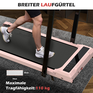 Tapis roulant électrique pliable, capacité 120 kg, avec écran LCD et surveillance de la fréquence cardiaque sans fil pour l'exercice à domicile - Product Image 2