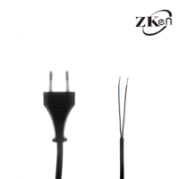 Kabel Daya EU 2Pin Kabel Daya Konektor Steker AC Kabel Listrik Tipe AC untuk Pemanas Kipas Penanak Nasi Printer PC Tower