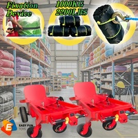 Chariot à main gonflable robuste 48V avec treuil motorisé et système de fixation, en promotion