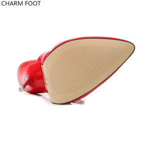 Estate delle donne alla moda Parola fibbia In Metallo 16 centimetri super high stiletto degli alti talloni dei <span class=keywords><strong>sandali</strong></span> - Product Image 6