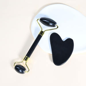 Xiuyan Black Jade Roller Gua Sha Set Masseur Facial avec Boîte Magnétique - Product Image 4