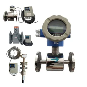 digital flow meter with RS485 4-20mA Electromagnetic Flow Meter Sensor for Beer Fuel Milk sewage water flowmeters