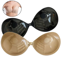 Soutien-gorge push-up à boucle avant, respirant, sans couture, pour usage quotidien, avec bretelles réglables et convertibles, sans armatures, effet liftant, avec cache-tétons, demi-bonnet