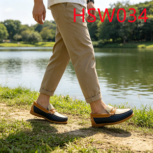 ZYF, Zapatos Náuticos Resistentes para Salidas de Fin de Semana con Suela de Goma Colorida, Ideales para Uso Diario, 20 Pares Disponibles, Modelo Penny HSW033 - Product Image 4
