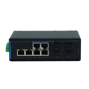 Commutateur Ethernet industriel de gestion WEB, 4 ports SFP avec 6 ports RJ45, rail DIN 35, commutateur réseau POE géré L2 Gigabit - Product Image 5