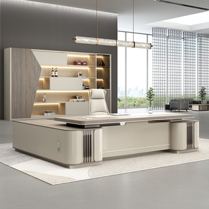 Bàn văn phòng CEO bảng sang trọng Hot Bán nhà máy sản xuất an toàn và ổn định CEO bảng văn phòng bàn đồ nội thất - Product Image 2