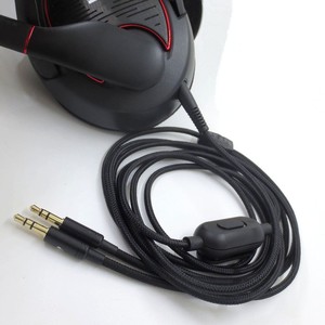 Cable de extensión de auriculares para juegos de nailon trenzado de <span class=keywords><strong>2</strong></span> metros/6,6 pies Dual de 3,5mm a <span class=keywords><strong>2</strong></span>,5mm para G4ME ONE, G4ME Zero, PC 373D, GSP 670, etc. - Product Image 6