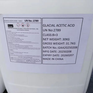 Asetik asit 30kg davul GAA 99.8% endüstriyel sınıf asetik yüksek saflık - Product Image 3