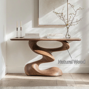 2026 Factory Farmhouse Wooden <strong>Console</strong> <strong>Table</strong> <strong>for</strong> Bedroom RusticFurniture Decor - Product Image 2