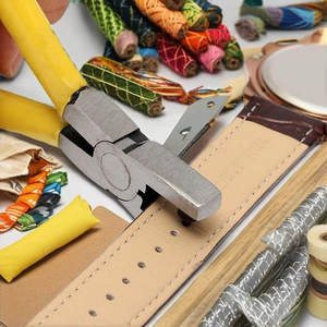 Aiguilles de feutrage en acier professionnelles <span class=keywords><strong>Mini</strong></span> bracelet de montre pince de poinçonnage bricolage cuir perforé sangle boucle artisanat outils métrique - Product Image 3