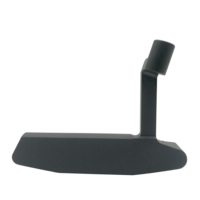 Ensemble de têtes de putters de mini-golf en gros, personnalisés en acier inoxydable, pour droitiers, avec poignée en caoutchouc naturel, taille moyenne, avec logo CNC personnalisé