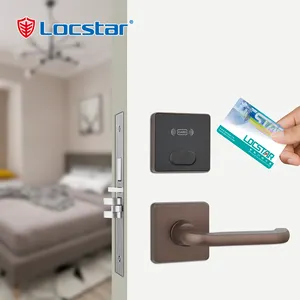 Sistema de cerradura de puerta de Hotel, lector RFID de tarjeta de limpieza deslizante sin llave para puerta Interior, Gestión de hotel, novedad