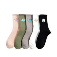 Chaussettes brodées pour femmes en coton personnalisé de haute qualité Chaussettes de sport pour hommes avec logo personnalisé