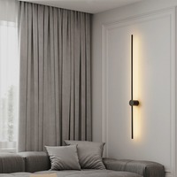Applique murale à bande de Led minimaliste moderne chambre à coucher chevet salon fond applique murale