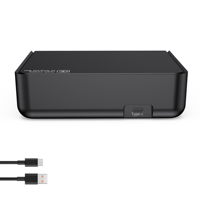 Lecteur DVD/CD USB portable avec CarPlay sans fil intégré, compatible Android Auto, pour voitures d'origine, inclut une combinaison CarPlay filaire