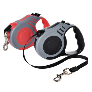Laisse de traction rétractable automatique en ABS pour animaux de compagnie, 3m/5m, dispositif de traction en forme d'os pour chiens de petite/moyenne taille, pour la promenade en extérieur, anti-perte - Product Image 2