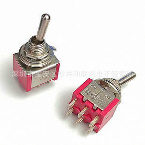 สวิตช์แบบกด Mts 2032a 6p3t เปิด-ปิด-เปิด 5a 250v ขั้วต่อแบบสกรู พลาสติก Dpdt - Product Image 5