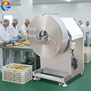 Vendita diretta in fabbrica completamente automatica commerciale di ravanello lampadina a fette di patate grande macchina per patatine - Product Image 1