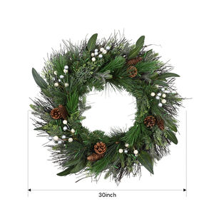 Guirnalda Artificial Personalizada para Puerta, Guirnalda Verde para Puerta Principal, Guirnalda Artificial Colgante - Product Image 2