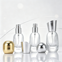 Flacon de parfum miniature vide de 15 ml, flacon en verre personnalisé avec logo, flacon en verre rechargeable pour emballage cosmétique