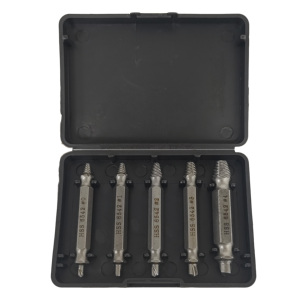 Hand Tool Hss 6542 Double Ended Rusty Broken Nuts and Bolt Remover Stripped Screw <b>Removal</b> Damaged Screw Extractor Insert - Product Image 5