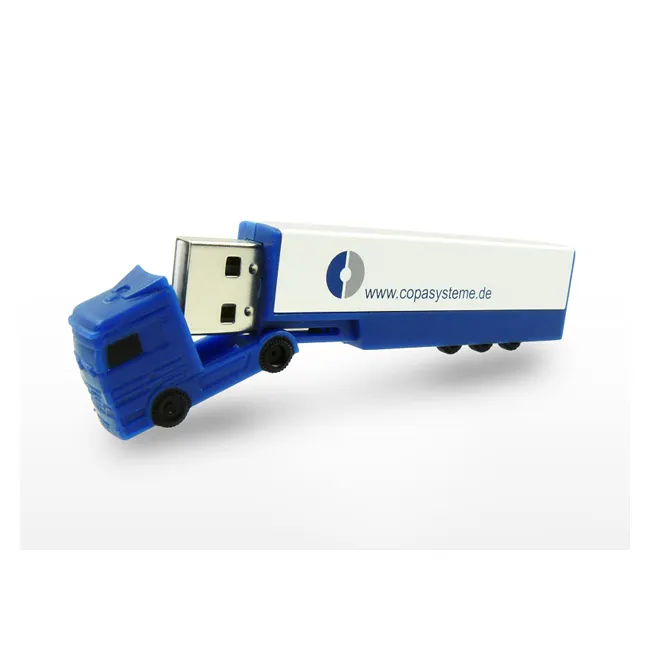 Hadiah Promosi Plastik Bentuk Mobil Usb Memory Stick 64GB Truk Usb Flash Drive