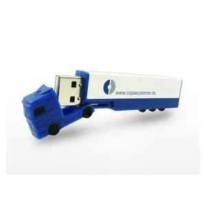 promotional gift plastic car shape usb memory stick 64GB truck usb flash drive