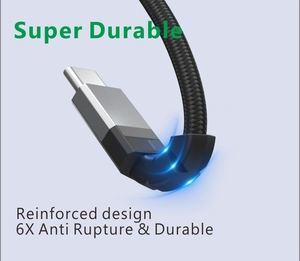 Cable de Carga Rápida USB Tipo C PD de 60W, 1M 3.3FT, para iPhone, Android y Teléfonos Inteligentes, Venta al Por Mayor de Fábrica - Product Image 6